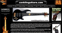 Desktop Screenshot of conklinguitars.com